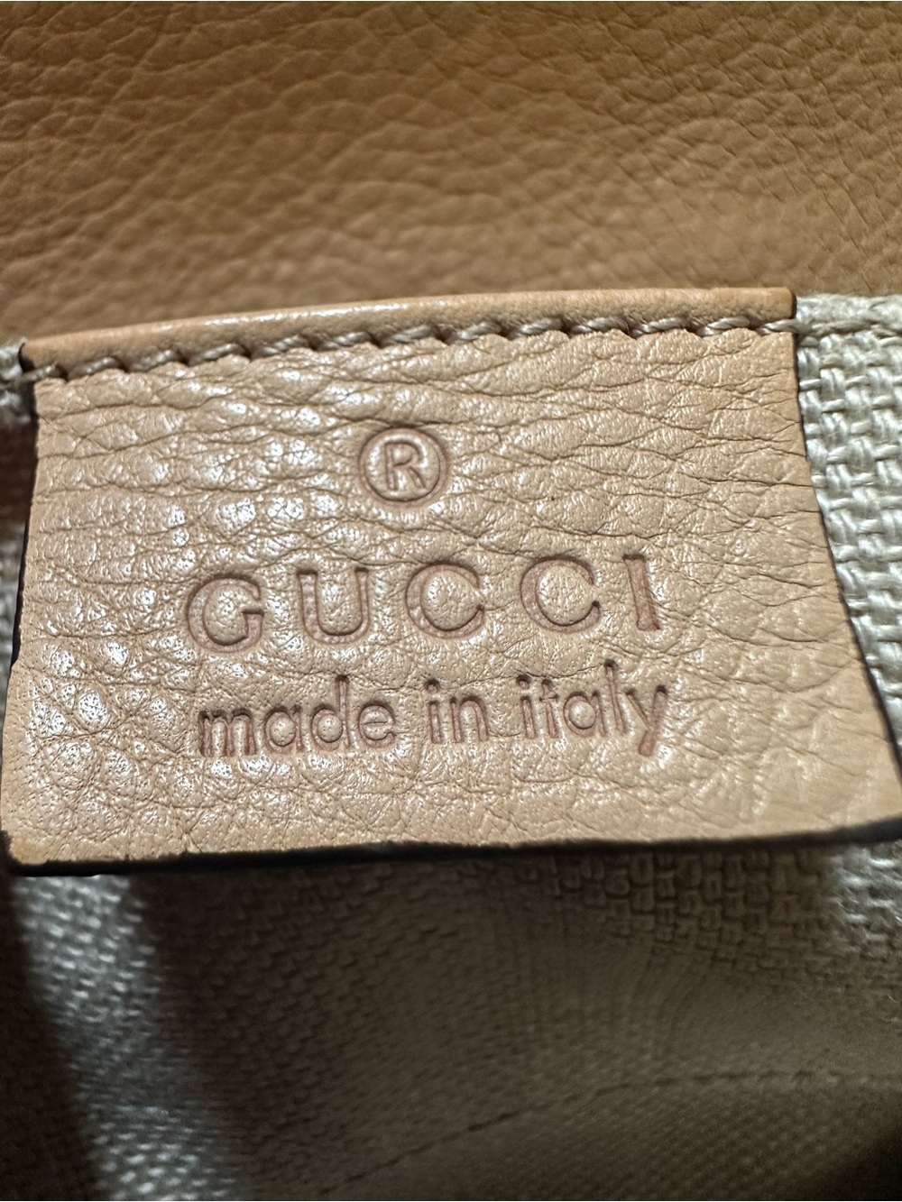 Gucci Marrakech GG Monogram Tassel Baguette Chain Shoulder Bag Entrupy COA - Picture 4 of 16
